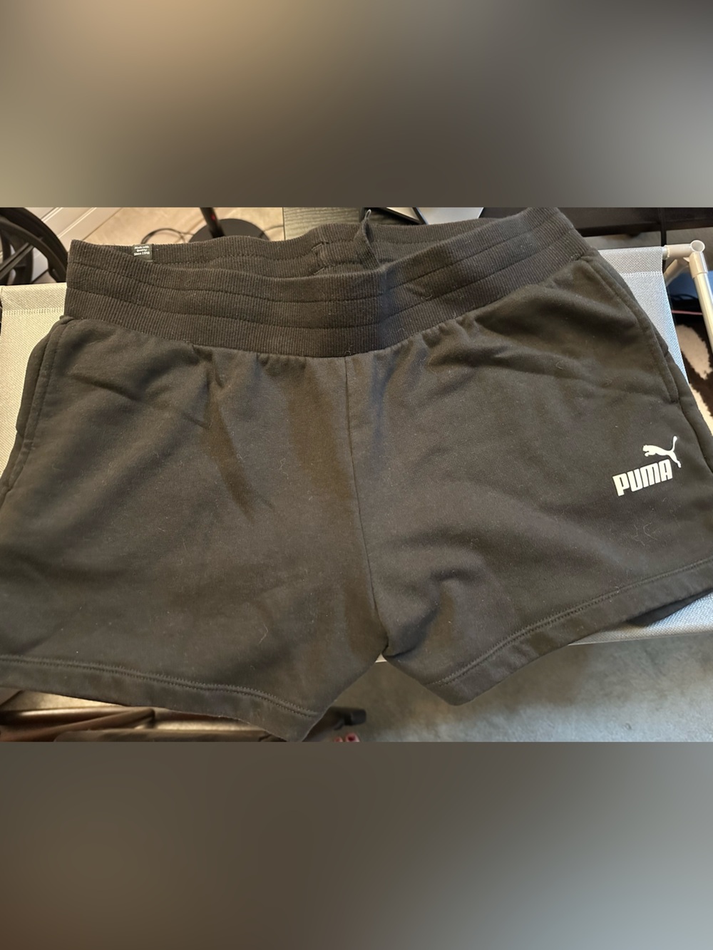 Black Puma shorts